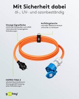 goobay Camping Adapterleitung orange
