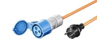 goobay Camping Adapterleitung orange