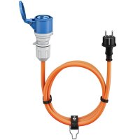goobay Camping Adapterleitung orange