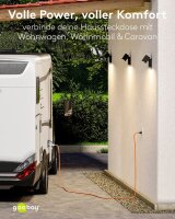 goobay Camping Adapterleitung orange