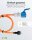 goobay Camping Adapterleitung orange