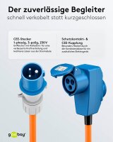 goobay Camping Adapterleitung orange