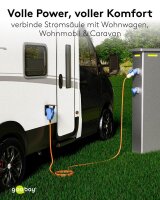 goobay Camping Adapterleitung orange