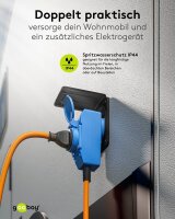 goobay Camping Adapterleitung orange