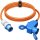 goobay Camping Adapterleitung orange