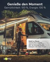 goobay Camping 3-fach CEE-Verteiler blau