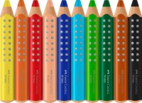 FABER-CASTELL Grippy Buntstifte farbsortiert, 10 St.