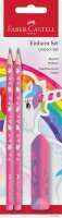 FABER-CASTELL Einhorn Bleistift-Set HB pink, 1 Set