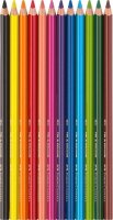 FABER-CASTELL Ergonomics Buntstifte farbsortiert, 12 St.