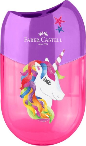 FABER-CASTELL Dosenspitzer doppelt Einhorn pink