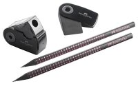 FABER-CASTELL Midnight rose Bleistift-Set B schwarz/rose,...