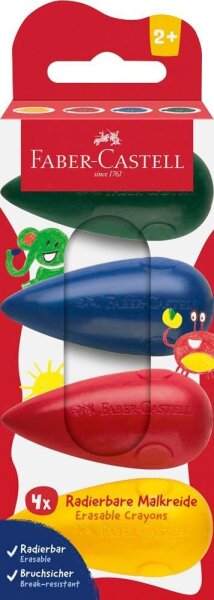 FABER-CASTELL Wachsmalstifte farbsortiert, 4 St.