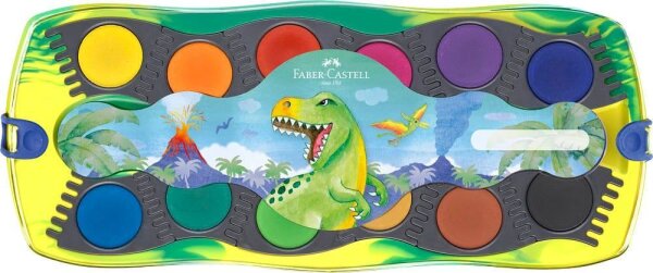 FABER-CASTELL Dino Wasserfarbkasten 12 Farben