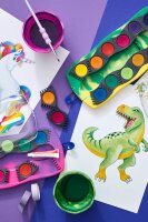 FABER-CASTELL Dino Wasserfarbkasten 12 Farben