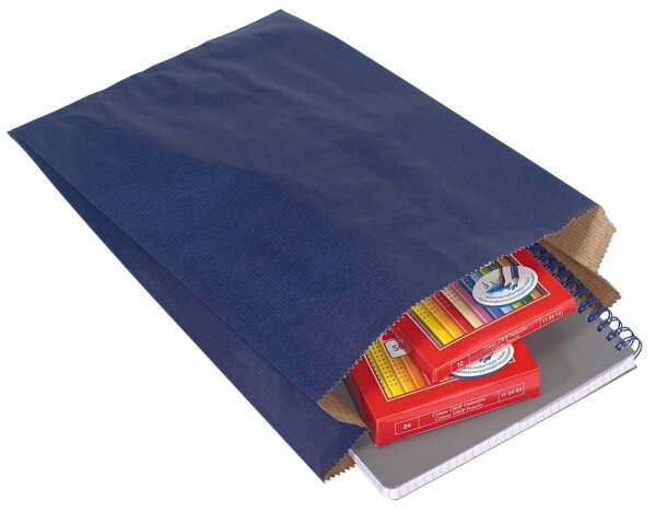 VP Faltenbeutel blau 15,0 x 21,0 cm, 100 St.