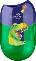 FABER-CASTELL Dosenspitzer doppelt Dino blau