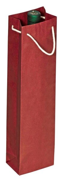 VP Geschenktüten für Flaschen rot 9,5 x 38,0 cm, 25 St.