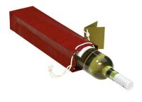 VP Geschenktüten für Flaschen rot 9,5 x 38,0 cm, 25 St.
