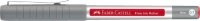 FABER-CASTELL Free Ink Tintenroller grau 0,4 mm, Schreibfarbe: rot, 1 St.