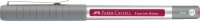 FABER-CASTELL Free Ink Tintenroller grau 0,4 mm, Schreibfarbe: rot, 1 St.