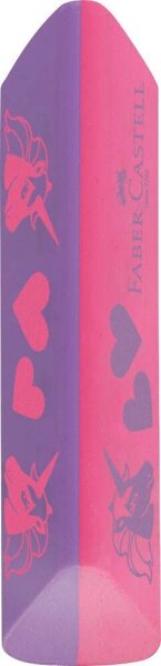 FABER-CASTELL Radiergummi Einhorn Dust free pink/lila, 1 St.