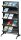 PAPERFLOW Prospektregal schwarz DIN A4 85,5 x 38,5 x 167,5 cm, 1 St.