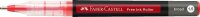 FABER-CASTELL Free Ink Tintenroller grau 0,8 mm, Schreibfarbe: rot, 1 St.