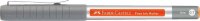 FABER-CASTELL Free Ink Tintenroller grau 0,4 mm, Schreibfarbe: orange, 1 St.