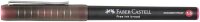 FABER-CASTELL Free Ink Tintenroller grau 0,8 mm, Schreibfarbe: rot, 1 St.