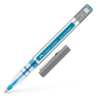 FABER-CASTELL Free Ink Tintenroller grau 0,4 mm, Schreibfarbe: blau, 1 St.