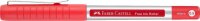 FABER-CASTELL Free Ink Tintenroller grau 0,2 mm, Schreibfarbe: rot, 1 St.