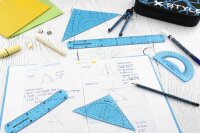 EBERHARD FABER Geometrie-/Zeichenset blau