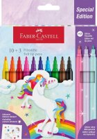 AKTION: FABER-CASTELL Einhorn Filzstifte farbsortiert, 13...