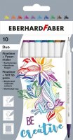 EBERHARD FABER Duo Fineliner farbsortiert 0,4 mm, 10 St.