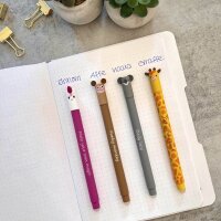 EBERHARD FABER Animal Erase it! Gelschreiber Einhorn 0,7 mm, Schreibfarbe: blau, 1 St.