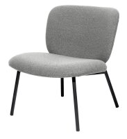 meet powered by PAPERFLOW Sessel TWIST grau schwarz Stoff...