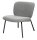meet powered by PAPERFLOW Sessel TWIST grau schwarz Stoff 60,0 x 53,0 x 82,0 cm, 1 St.
