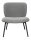 meet powered by PAPERFLOW Sessel TWIST grau schwarz Stoff 60,0 x 53,0 x 82,0 cm, 1 St.