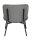 meet powered by PAPERFLOW Sessel TWIST grau schwarz Stoff 60,0 x 53,0 x 82,0 cm, 1 St.