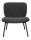 meet powered by PAPERFLOW Sessel TWIST anthrazit schwarz Stoff 60,0 x 53,0 x 82,0 cm, 1 St.