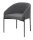 meet powered by PAPERFLOW Sessel MILO anthrazit schwarz Stoff 57,0 x 50,0 x 71,0 cm, 1 St.