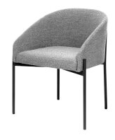 meet powered by PAPERFLOW Sessel MILO grau schwarz Stoff...