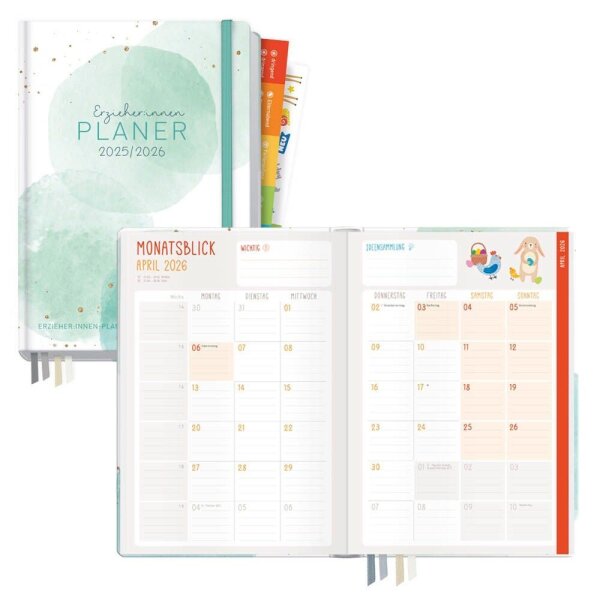Häfft® Verlag Kita-Planer August 2025 - August 2026 weiß, 1 St.  ( 10101-4 )