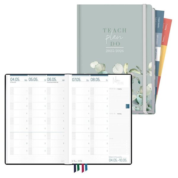 Häfft® Verlag Lehrerkalender August 2025 - Juli 2026 grau, 1 St.  ( 10181-0 EMGP )