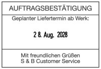 trodat Datumstempel mit Text individualisierbar 5480 selbstfärbend schwarz mit L  ( 591329 )