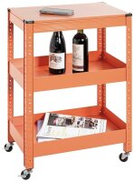 HAKU Möbel Servierwagen orange 50,0 x 32,0 x 75,0 cm