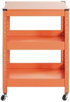 HAKU Möbel Servierwagen orange 50,0 x 32,0 x 75,0 cm