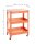 HAKU Möbel Servierwagen orange 50,0 x 32,0 x 75,0 cm