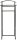 HAKU Möbel Herrendiener 55503 schwarz Metall 48,0 x 107,0 cm, 1 St.