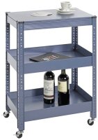 HAKU Möbel Servierwagen blau 50,0 x 32,0 x 75,0 cm